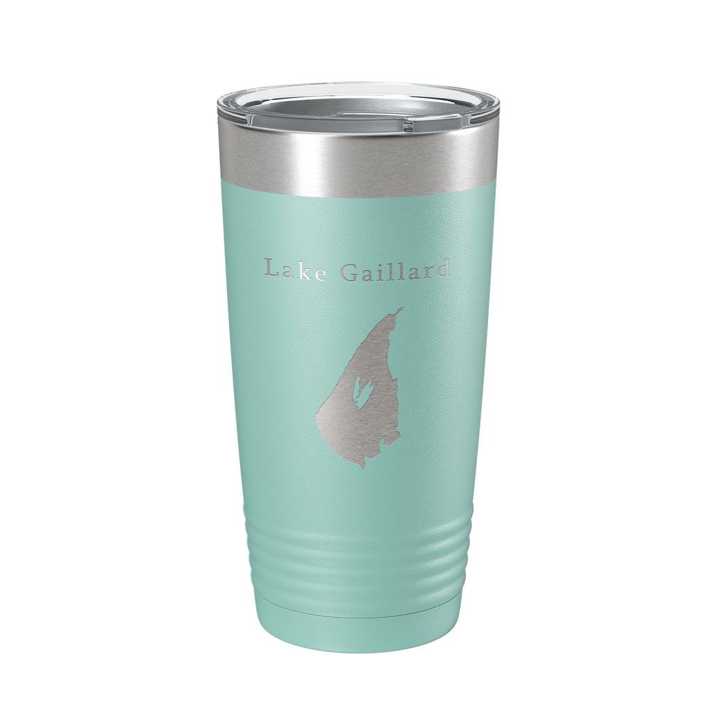 Lake Gaillard Map Tumbler Travel Mug Insulated Laser Engraved Coffee Cup Connecticut 20 oz