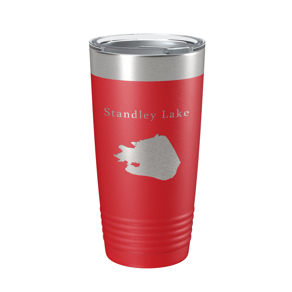 Standley Lake Map Tumbler Travel Mug Insulated Laser Engraved Coffee Cup Colorado 20 oz