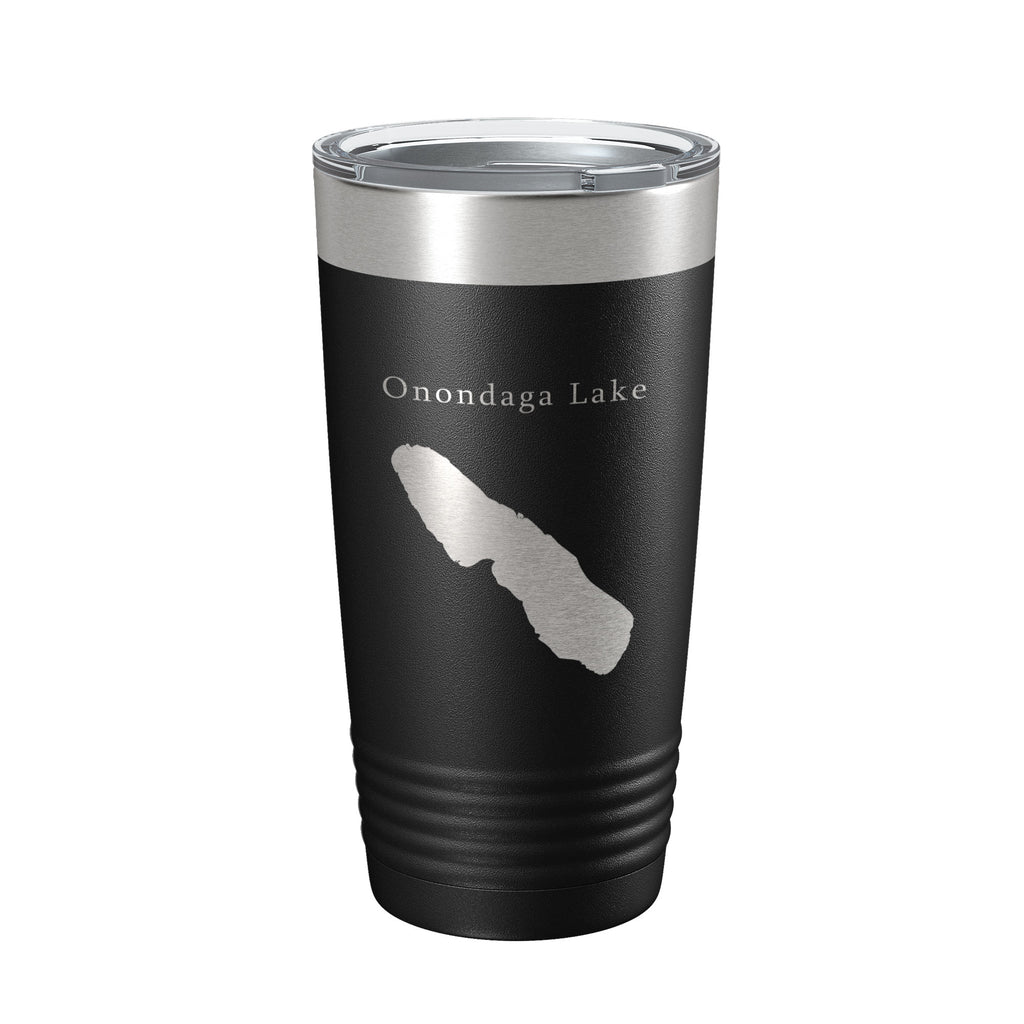 Onondaga Lake Map Tumbler Travel Mug Insulated Laser Engraved Coffee Cup Syracuse New York 20 oz
