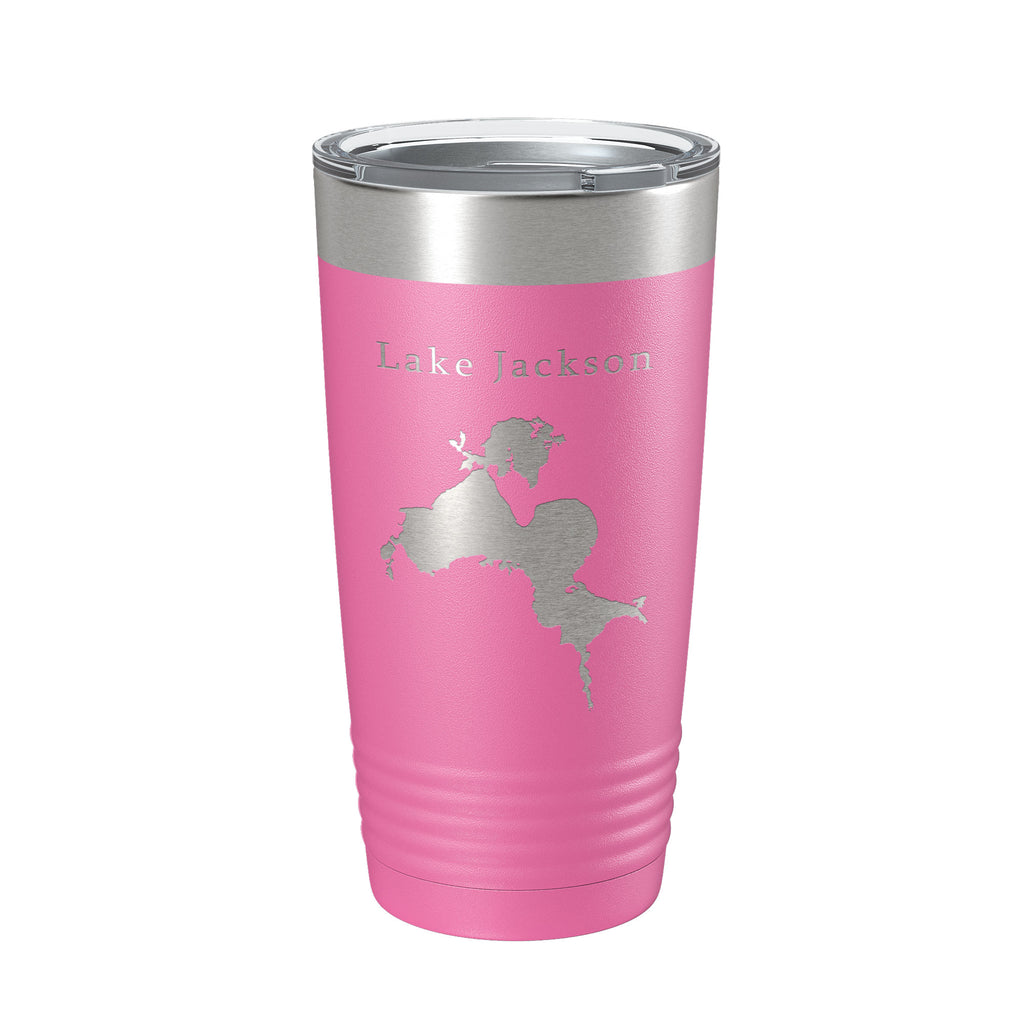 Lake Jackson Tallahassee Map Tumbler Travel Mug Insulated Laser Engraved Coffee Cup Florida 20 oz