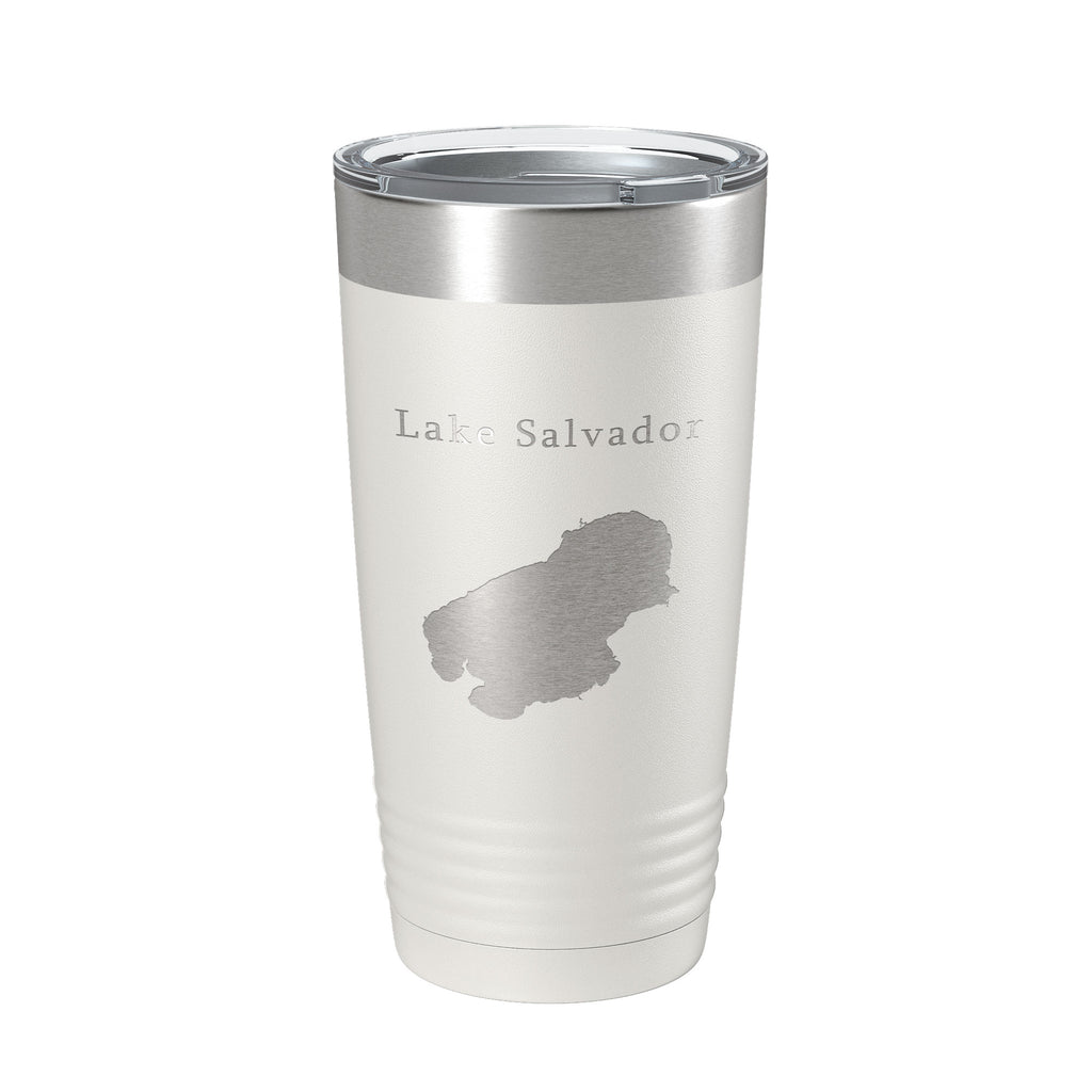 Lake Salvador Map Tumbler Travel Mug Insulated Laser Engraved Coffee Cup New Orleans Louisiana 20 oz