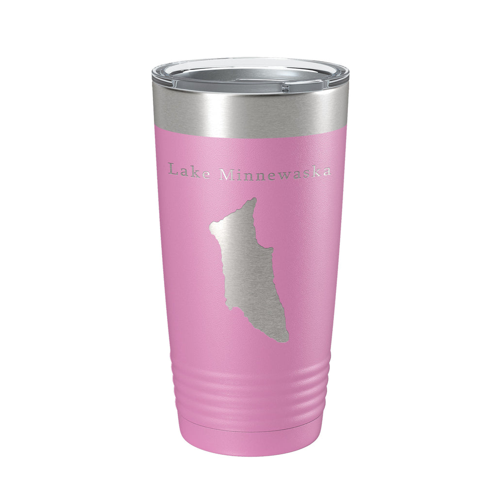 Lake Minnewaska Map Tumbler Travel Mug Insulated Laser Engraved Coffee Cup New York 20 oz