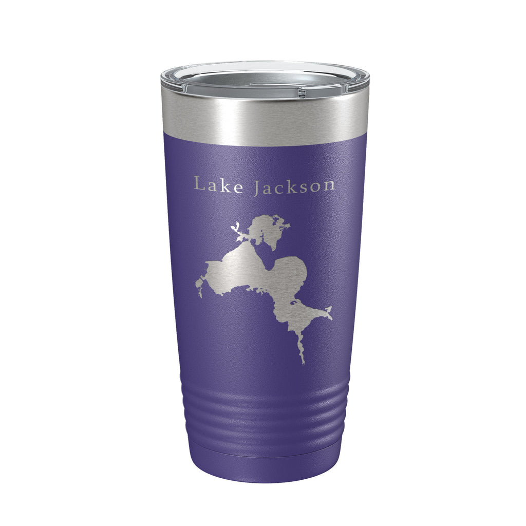 Lake Jackson Tallahassee Map Tumbler Travel Mug Insulated Laser Engraved Coffee Cup Florida 20 oz
