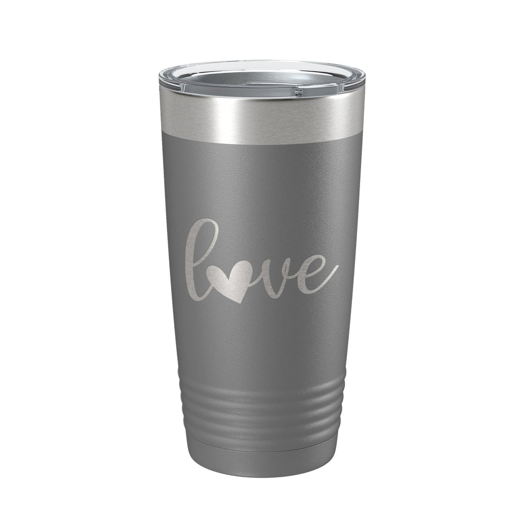 Love Tumbler Travel Mug Insulated Laser Engraved Coffee Cup 20 oz