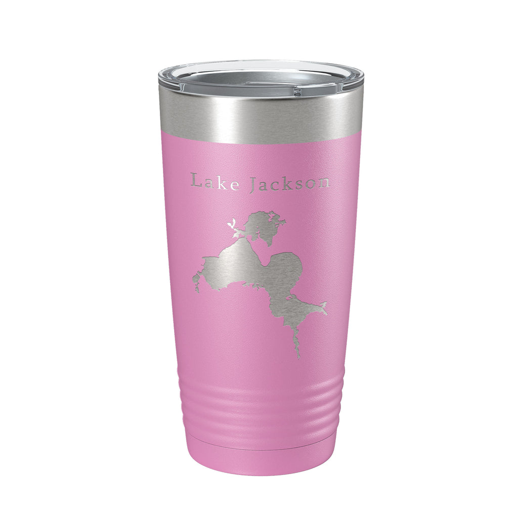 Lake Jackson Tallahassee Map Tumbler Travel Mug Insulated Laser Engraved Coffee Cup Florida 20 oz