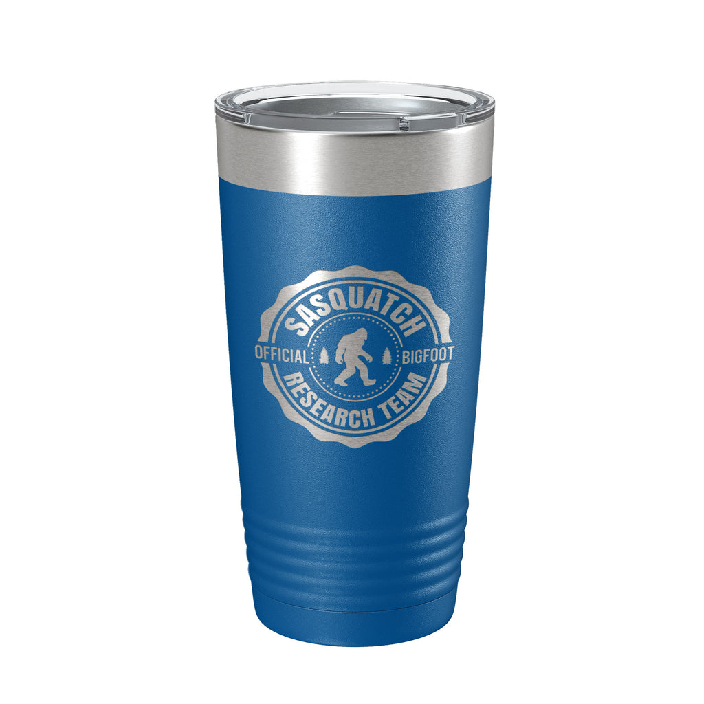 Sasquatch Tumbler Bigfoot Research Team Travel Mug Gift Camping Outdoors Insulated Laser Engraved Coffee Cup 20 oz
