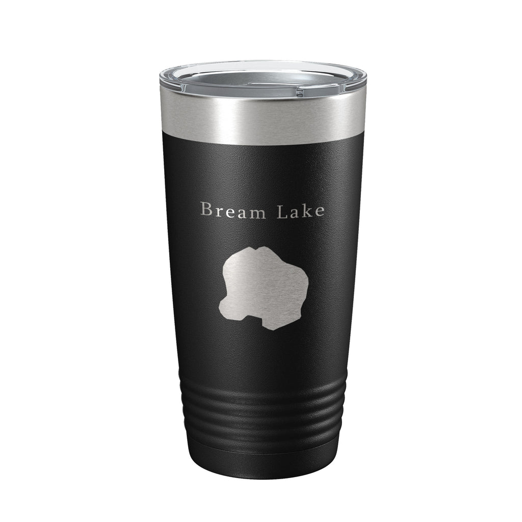 Bream Lake Map Tumbler Travel Mug Insulated Laser Engraved Coffee Cup Florida 20 oz