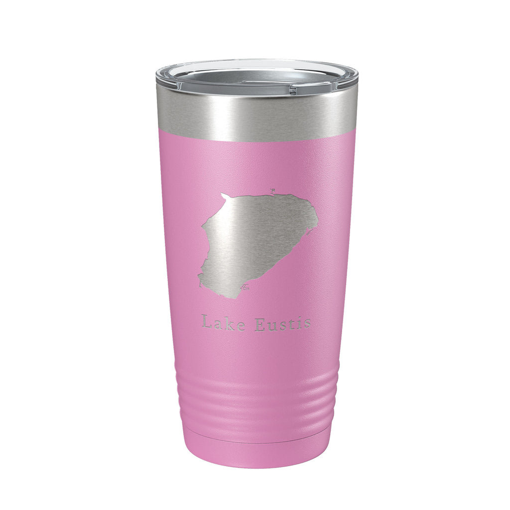 Lake Eustis Map Tumbler Travel Mug Insulated Laser Engraved Coffee Cup Florida 20 oz