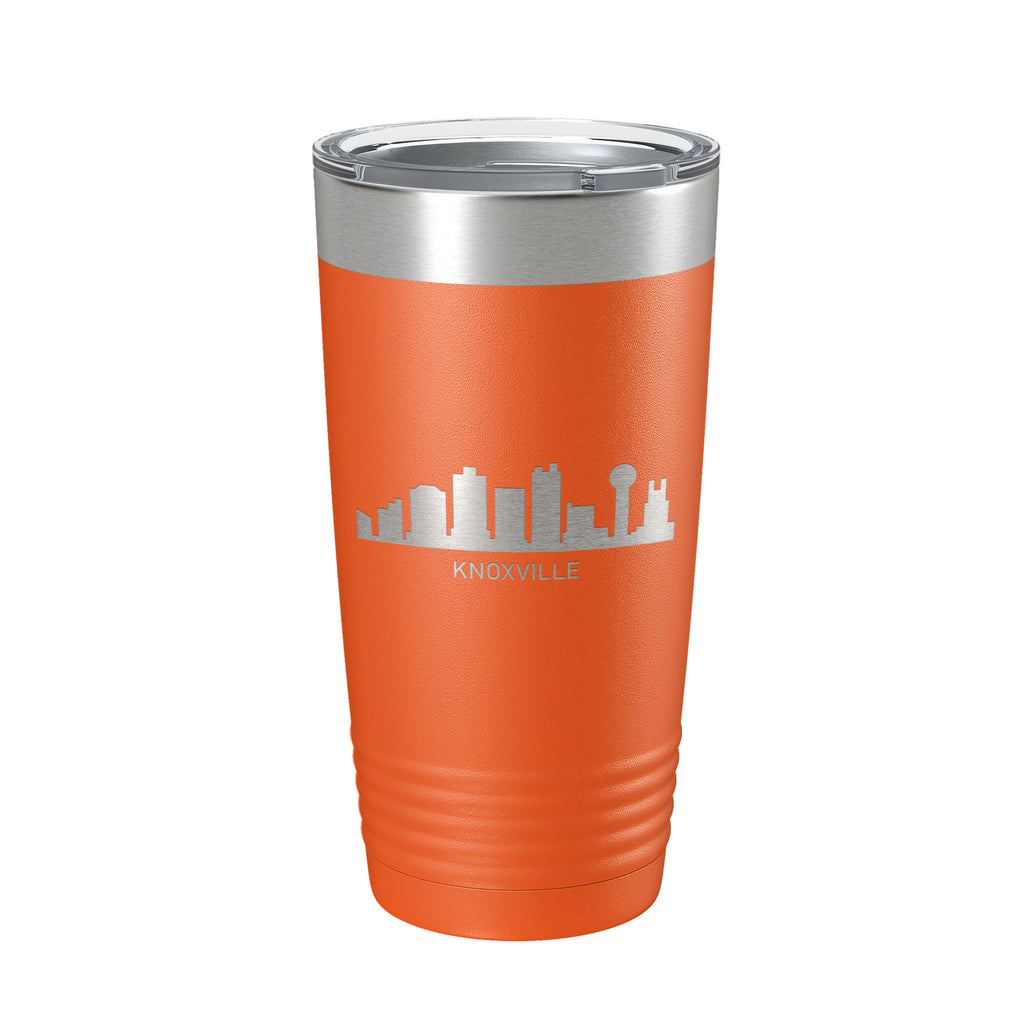 Knoxville TN City Skyline Tumbler Tennessee Travel Mug Sunsphere Insulated Laser Engraved Coffee Cup 20 oz