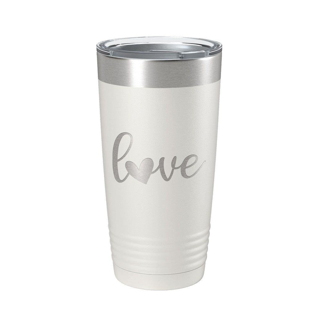 Love Tumbler Travel Mug Insulated Laser Engraved Coffee Cup 20 oz