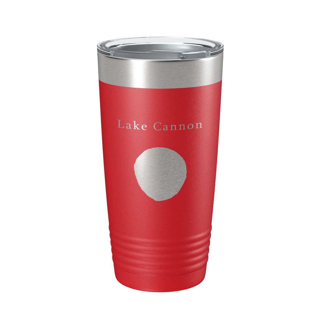 Lake Cannon Map Tumbler Travel Mug Insulated Laser Engraved Coffee Cup Florida 20 oz
