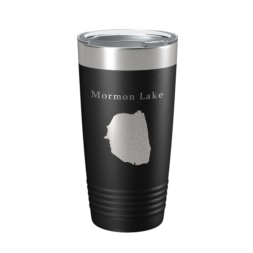 Mormon Lake Map Tumbler Travel Mug Insulated Laser Engraved Coffee Cup Arizona 20 oz
