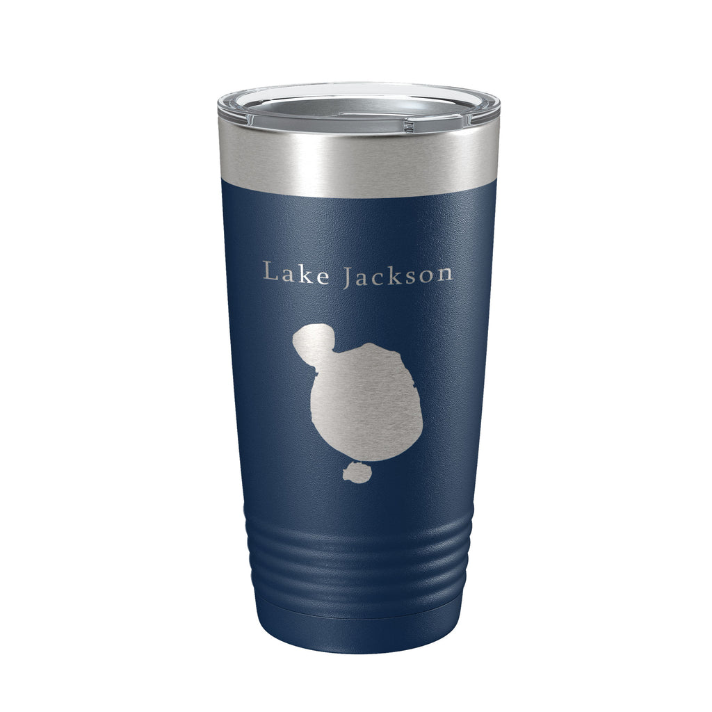 Lake Jackson Map Tumbler Travel Mug Insulated Laser Engraved Coffee Cup Sebring, FL 20 oz