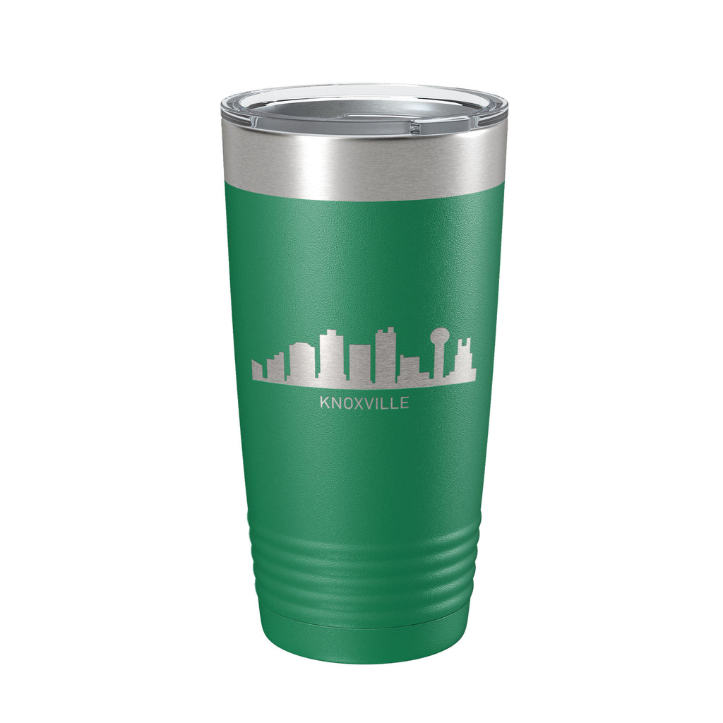 Knoxville TN City Skyline Tumbler Tennessee Travel Mug Sunsphere Insulated Laser Engraved Coffee Cup 20 oz