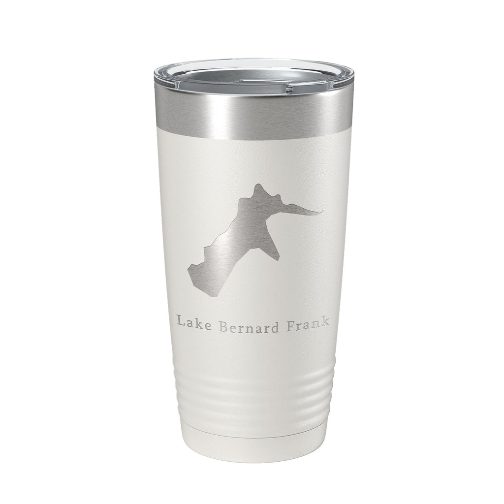 Lake Bernard Frank Map Tumbler Travel Mug Insulated Laser Engraved Coffee Cup Maryland 20 oz