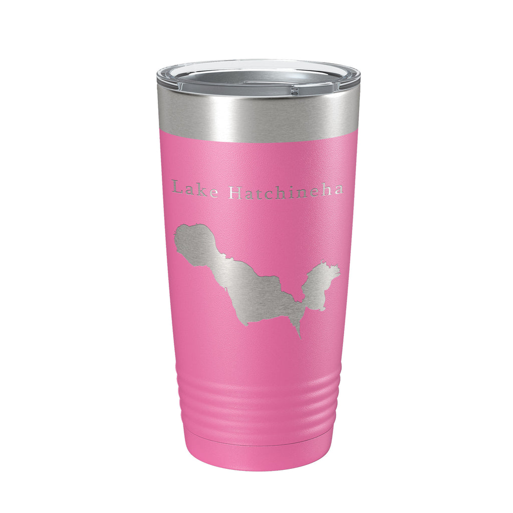 Lake Hatchineha Map Tumbler Travel Mug Insulated Laser Engraved Coffee Cup Florida 20 oz