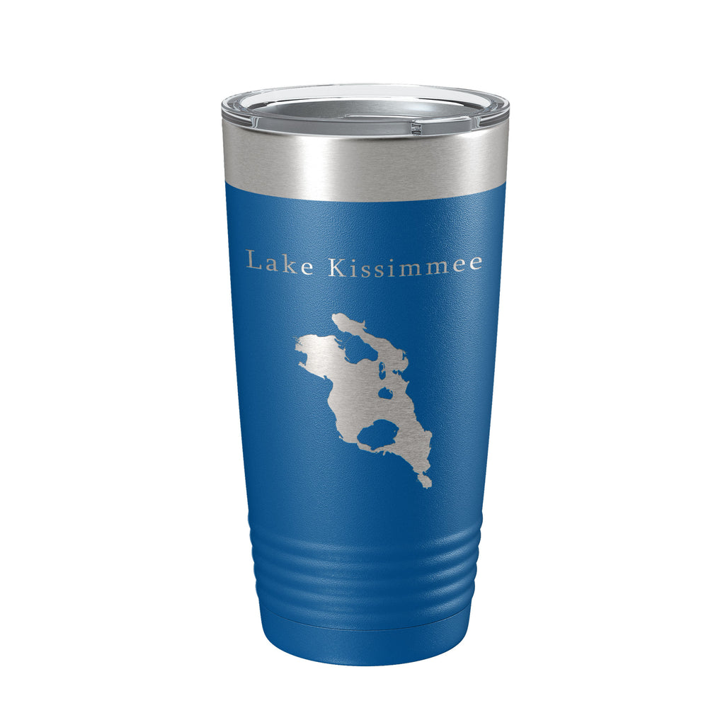 Lake Kissimmee Map Tumbler Travel Mug Insulated Laser Engraved Coffee Cup Florida 20 oz
