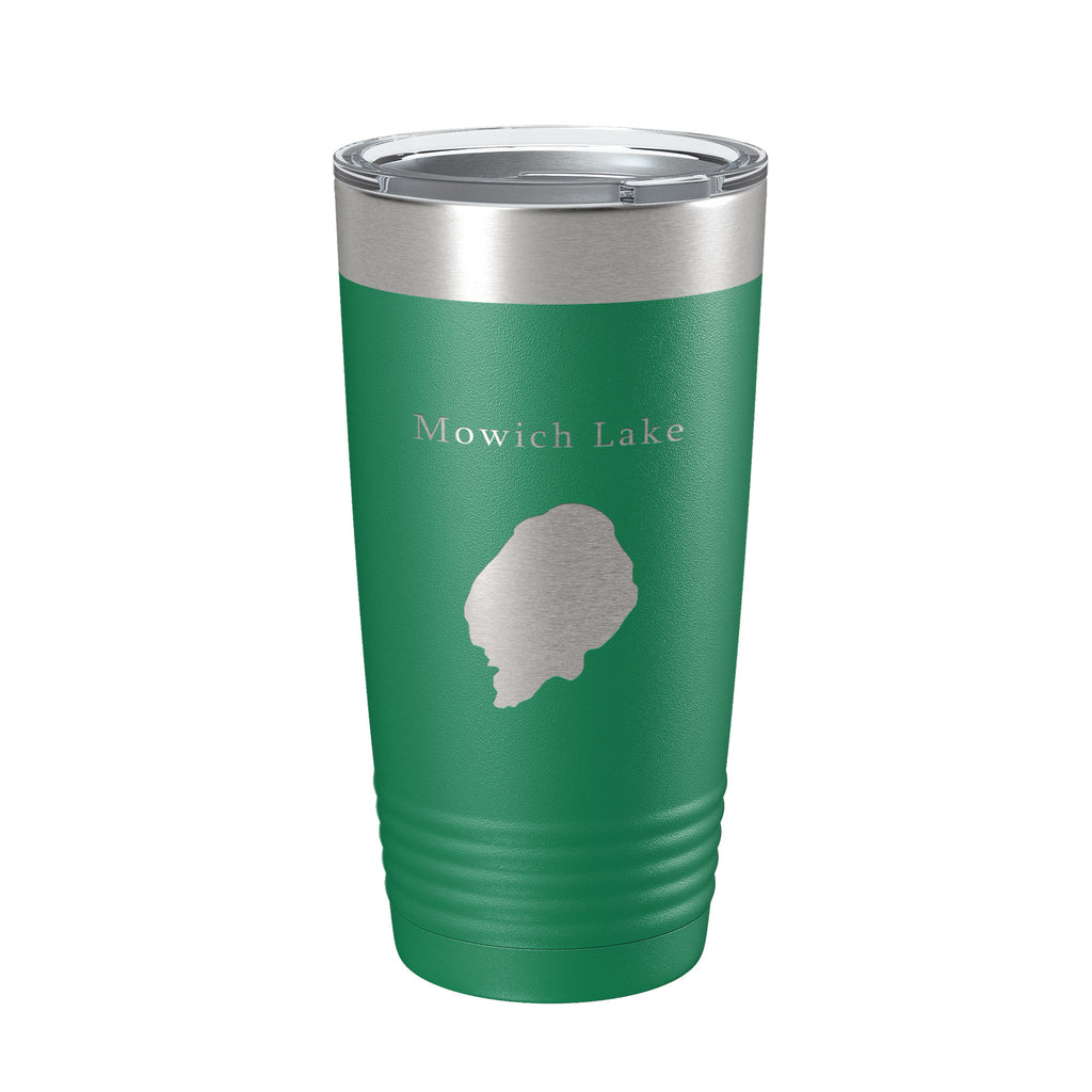 Mowich Lake Map Tumbler Travel Mug Insulated Laser Engraved Coffee Cup Washington 20 oz