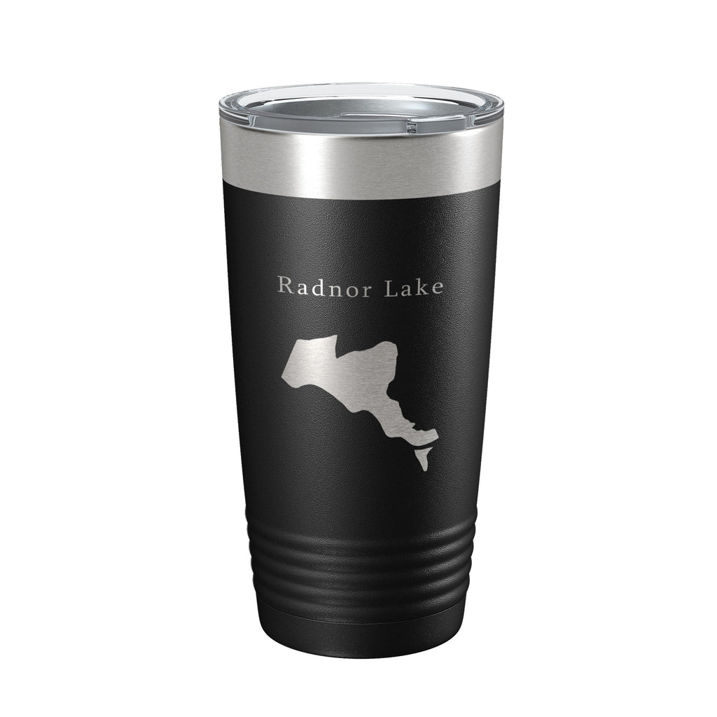 Radnor Lake Map Tumbler Travel Mug Insulated Laser Engraved Coffee Cup Brentwood Tennessee 20 oz