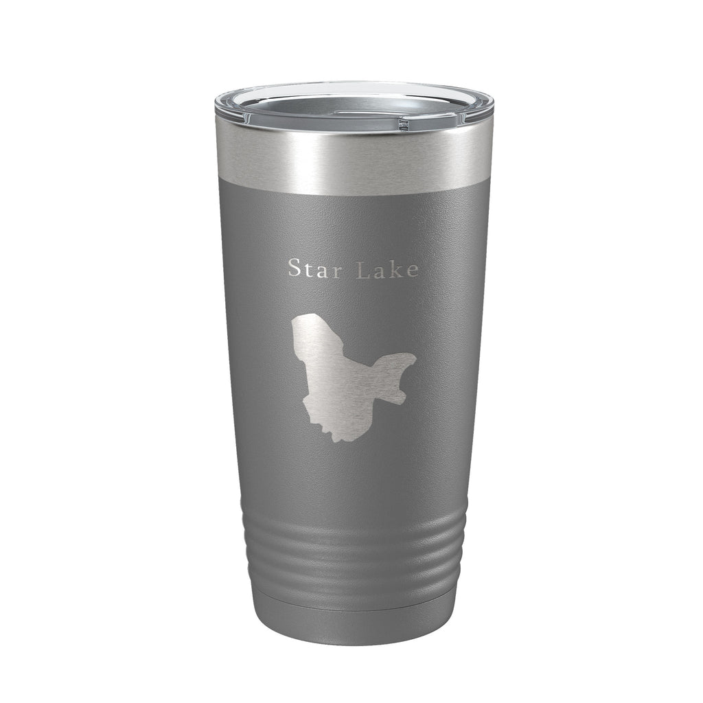 Star Lake Map Tumbler Travel Mug Insulated Laser Engraved Coffee Cup Putnam County Florida 20 oz