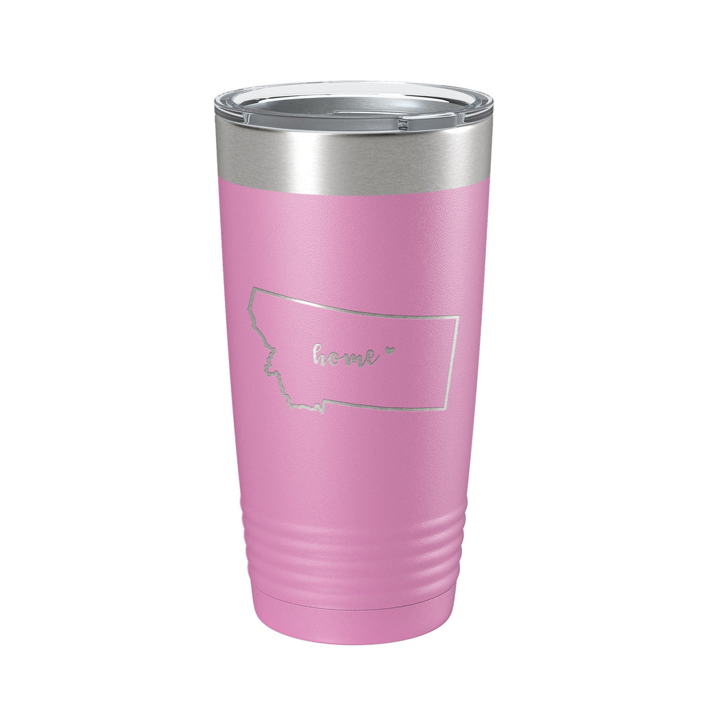 Montana Tumbler Home State Travel Mug Insulated Laser Engraved Map Coffee Cup 20 oz