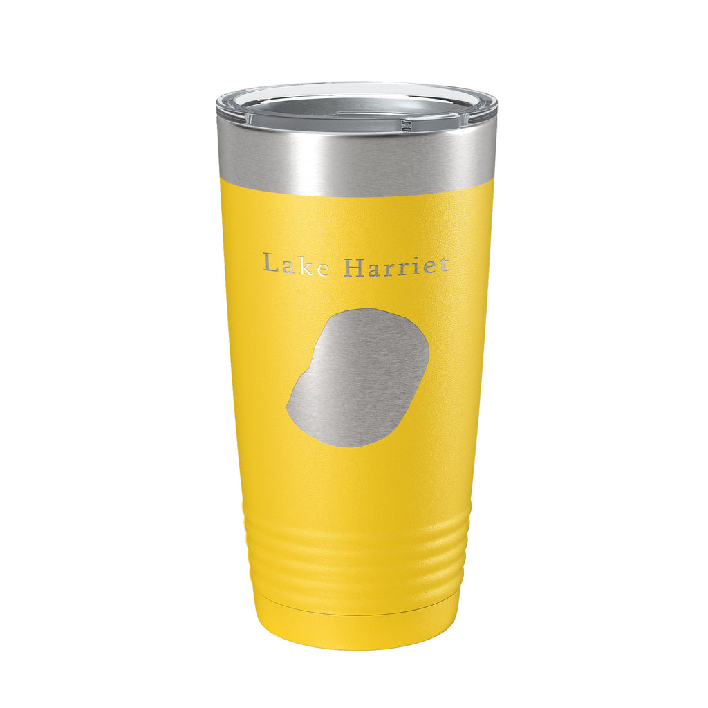 Lake Harriet Map Tumbler Travel Mug Insulated Laser Engraved Coffee Cup Minnesota 20 oz