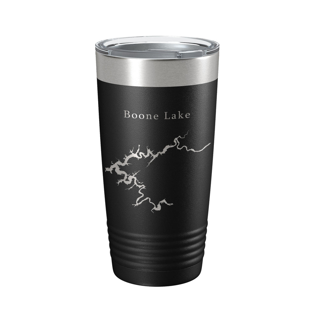 Boone Lake Map Tumbler Travel Mug Insulated Laser Engraved Coffee Cup Tennessee 20 oz