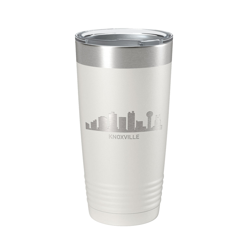 Knoxville TN City Skyline Tumbler Tennessee Travel Mug Sunsphere Insulated Laser Engraved Coffee Cup 20 oz