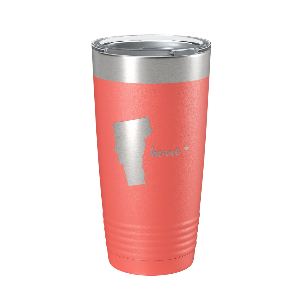 Vermont Tumbler Home State Travel Mug Insulated Laser Engraved Map Coffee Cup 20 oz