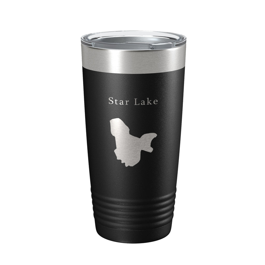 Star Lake Map Tumbler Travel Mug Insulated Laser Engraved Coffee Cup Putnam County Florida 20 oz