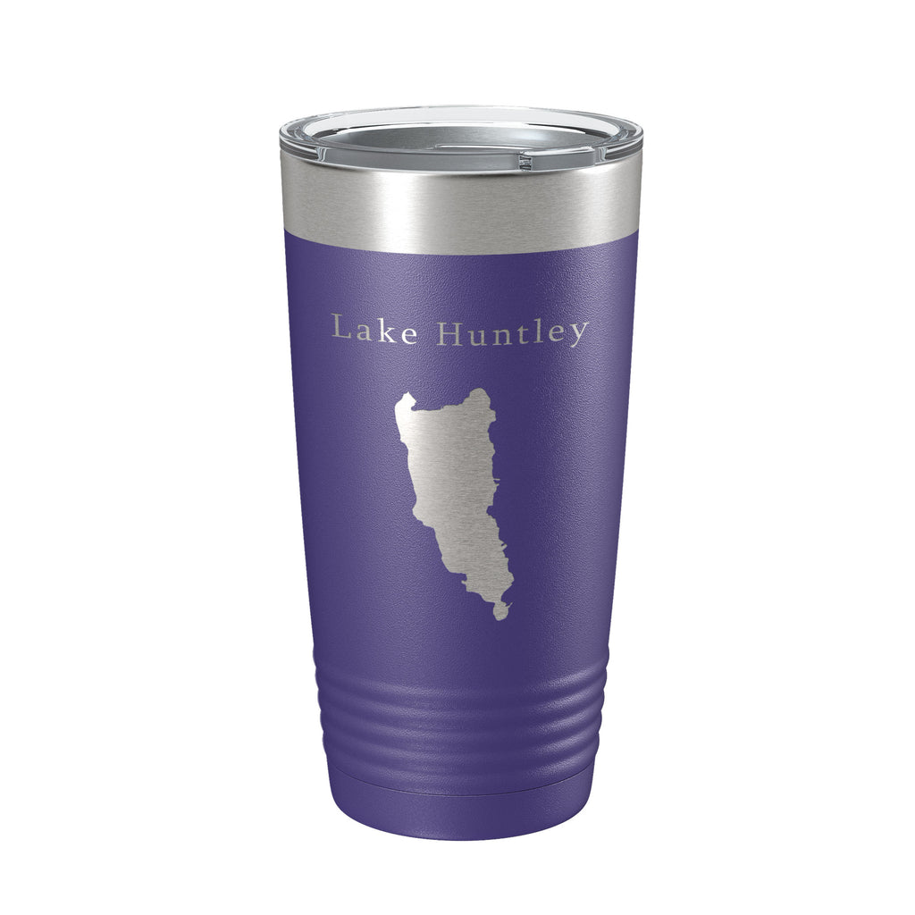 Lake Huntley Map Tumbler Travel Mug Insulated Laser Engraved Coffee Cup Florida 20 oz