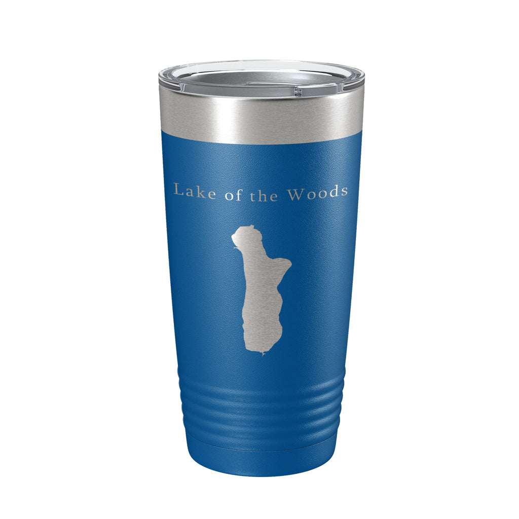 Lake of the Woods Map Tumbler Travel Mug Insulated Laser Engraved Coffee Cup Oregon 20 oz