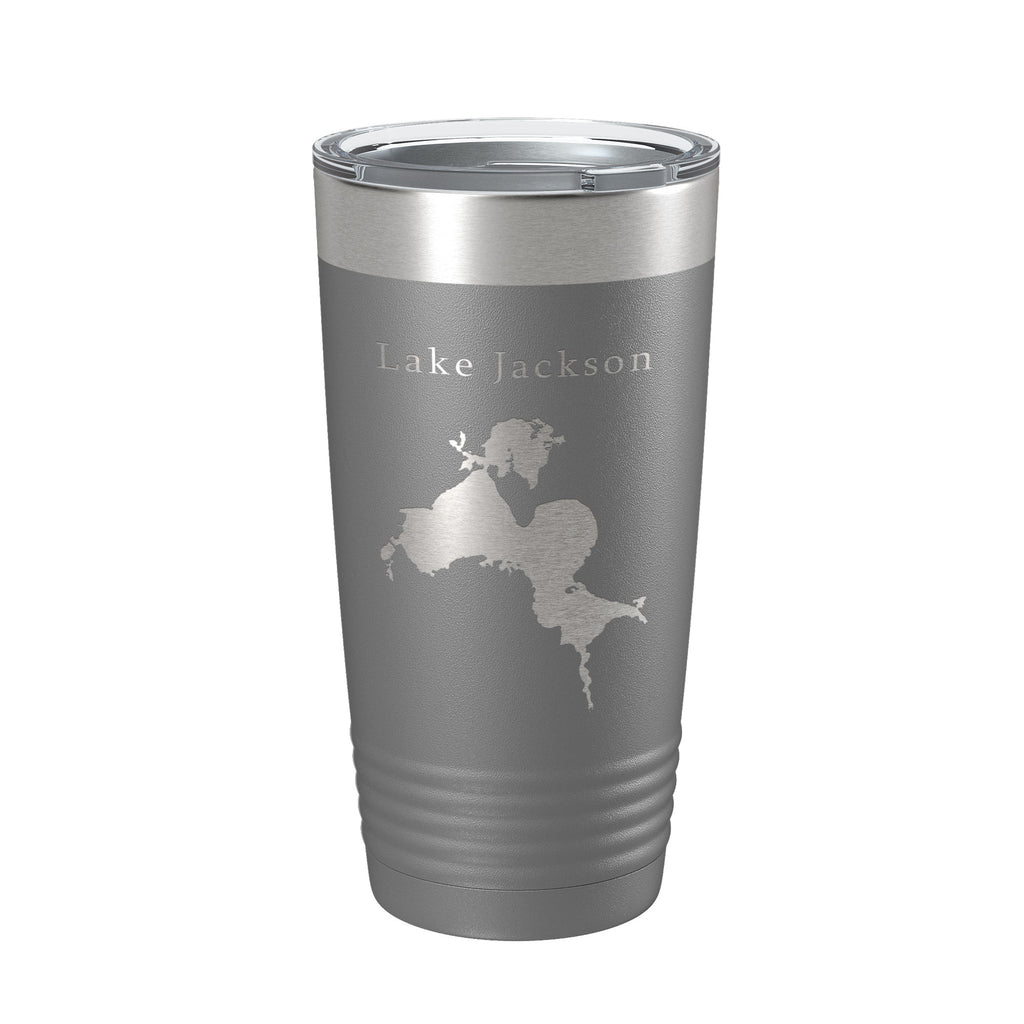 Lake Jackson Tallahassee Map Tumbler Travel Mug Insulated Laser Engraved Coffee Cup Florida 20 oz