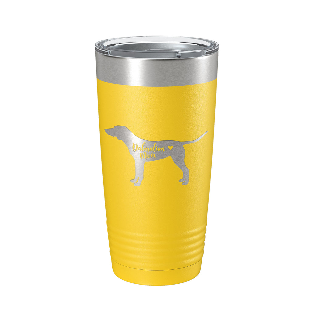 Dalmatian Mom Tumbler Dog Travel Mug Gift Insulated Laser Engraved Coffee Cup 20 oz