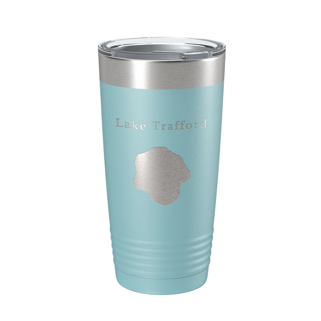 Lake Trafford Map Tumbler Travel Mug Insulated Laser Engraved Coffee Cup Florida 20 oz