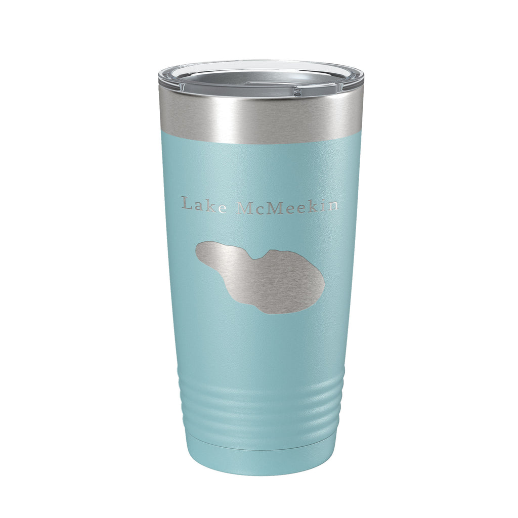 Lake McMeekin Map Tumbler Travel Mug Insulated Laser Engraved Coffee Cup Florida 20 oz