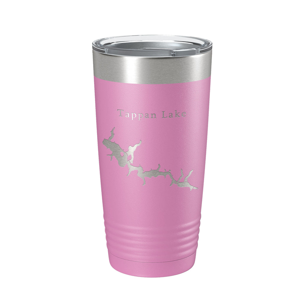 Tappan Lake Map Tumbler Travel Mug Insulated Laser Engraved Coffee Cup Ohio 20 oz