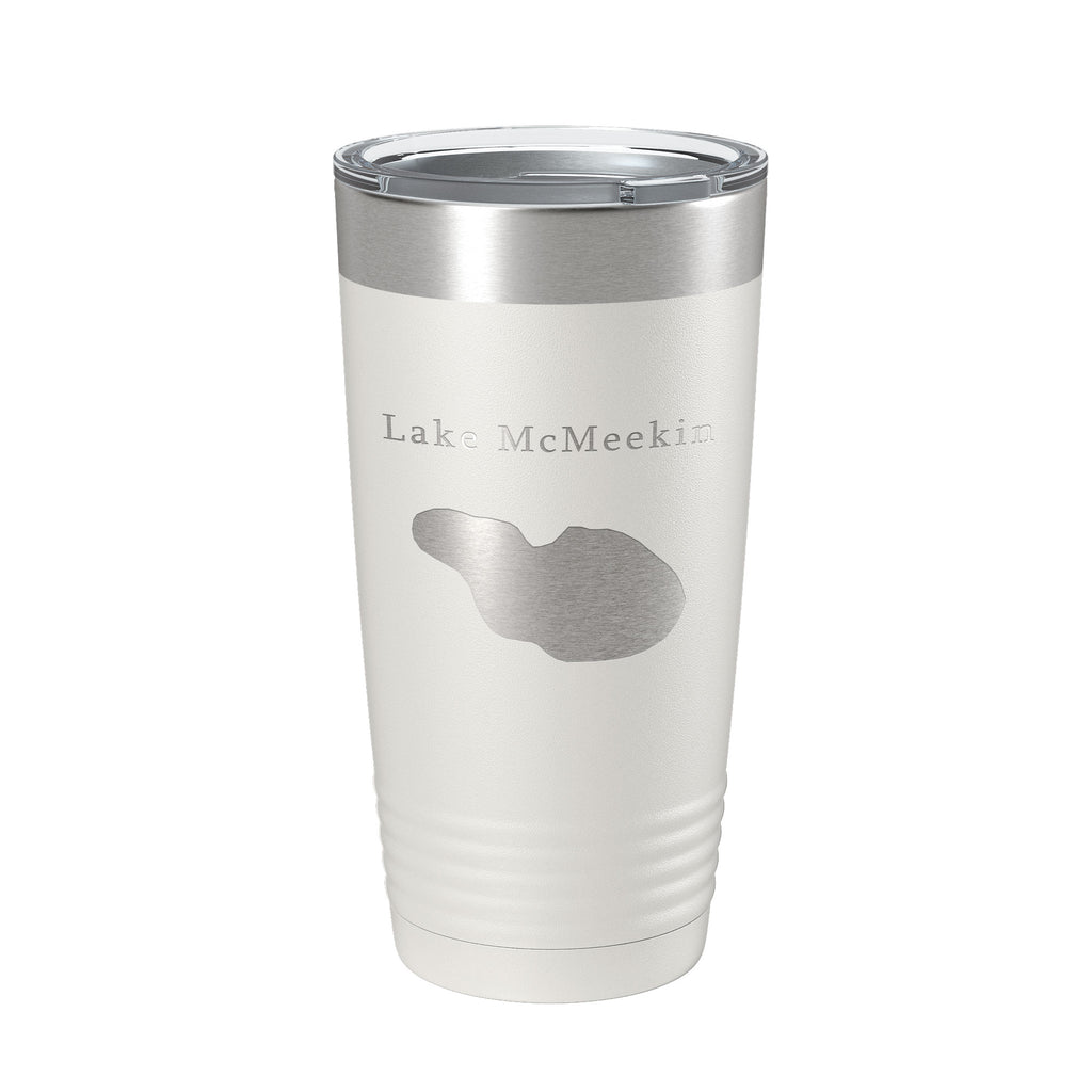 Lake McMeekin Map Tumbler Travel Mug Insulated Laser Engraved Coffee Cup Florida 20 oz