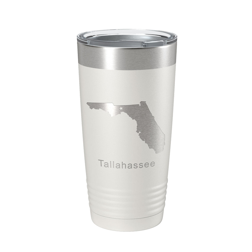 Tallahassee Home Star Tumbler Travel Mug Insulated Laser Engraved Coffee Cup Florida 20 oz