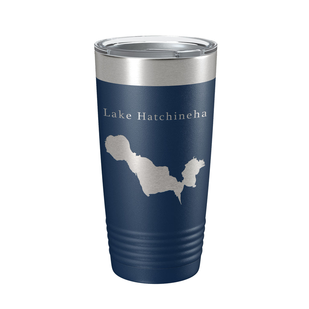 Lake Hatchineha Map Tumbler Travel Mug Insulated Laser Engraved Coffee Cup Florida 20 oz