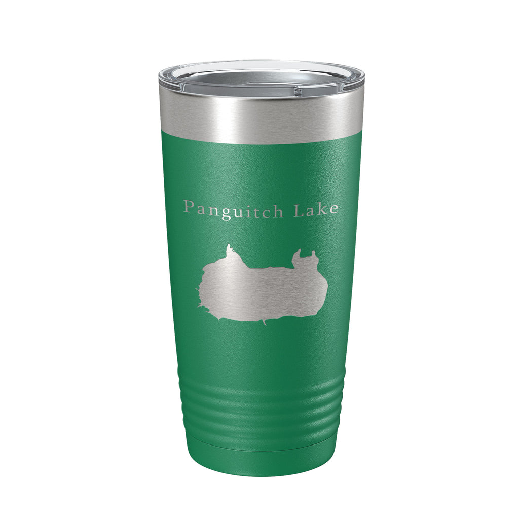Panguitch Lake Map Tumbler Travel Mug Insulated Laser Engraved Coffee Cup Utah 20 oz