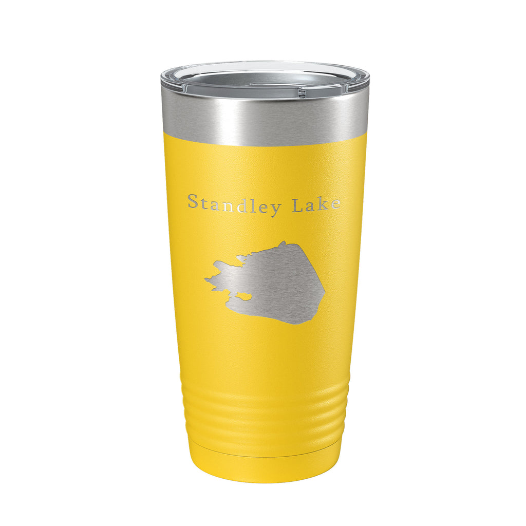 Standley Lake Map Tumbler Travel Mug Insulated Laser Engraved Coffee Cup Colorado 20 oz