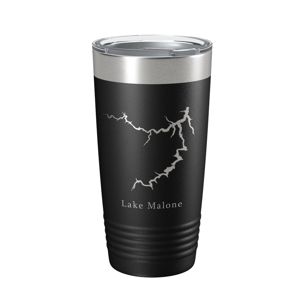 Lake Malone Map Tumbler Travel Mug Insulated Laser Engraved Coffee Cup Kentucky 20 oz