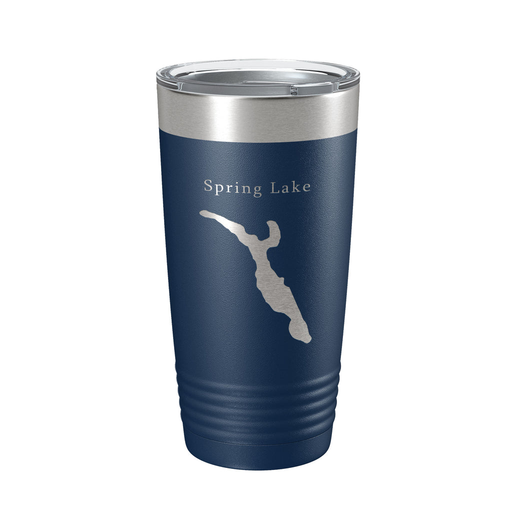 Spring Lake Divine Park Map Tumbler Travel Mug Insulated Laser Engraved Coffee Cup New Jersey 20 oz