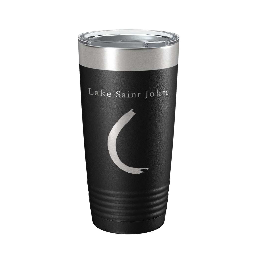 Lake Saint John Map Tumbler Travel Mug Insulated Laser Engraved Coffee Cup Louisiana Mississippi River 20 oz