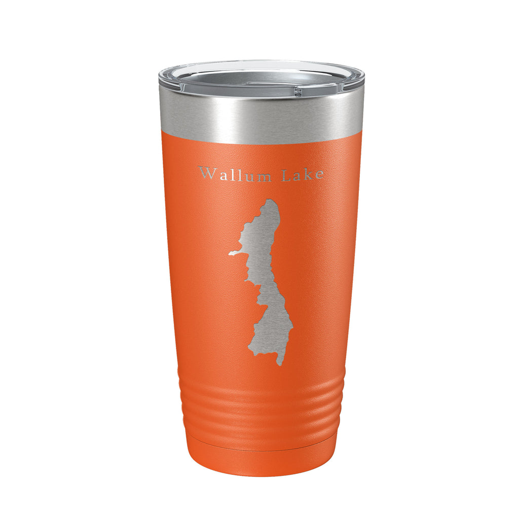 Wallum Lake Map Tumbler Travel Mug Insulated Laser Engraved Coffee Cup Rhode Island Massachusetts 20 oz