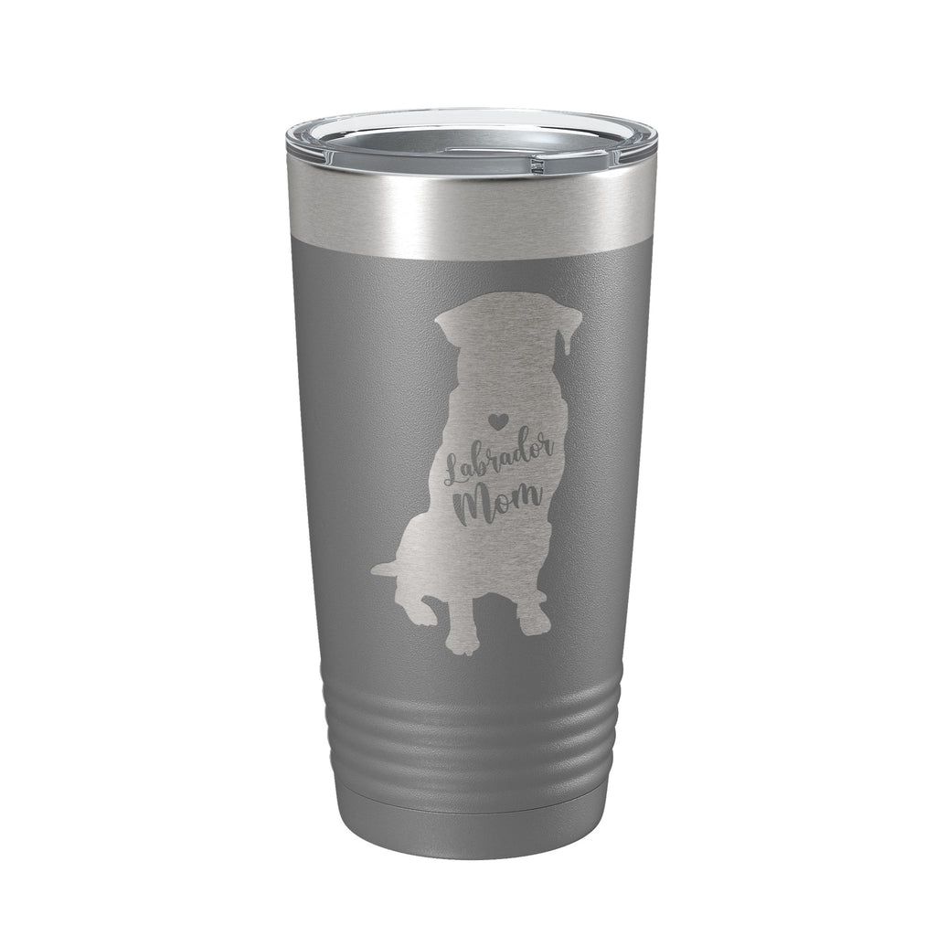 Labrador Retriever Lab Mom Tumbler Dog Travel Mug Gift Insulated Laser Engraved Coffee Cup 20 oz