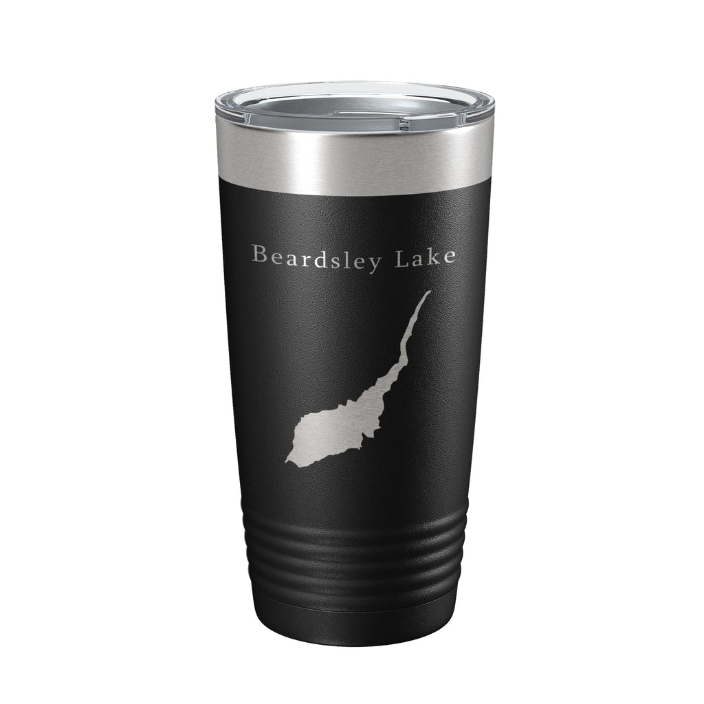 Beardsley Lake Map Tumbler Travel Mug Insulated Laser Engraved Coffee Cup California 20 oz