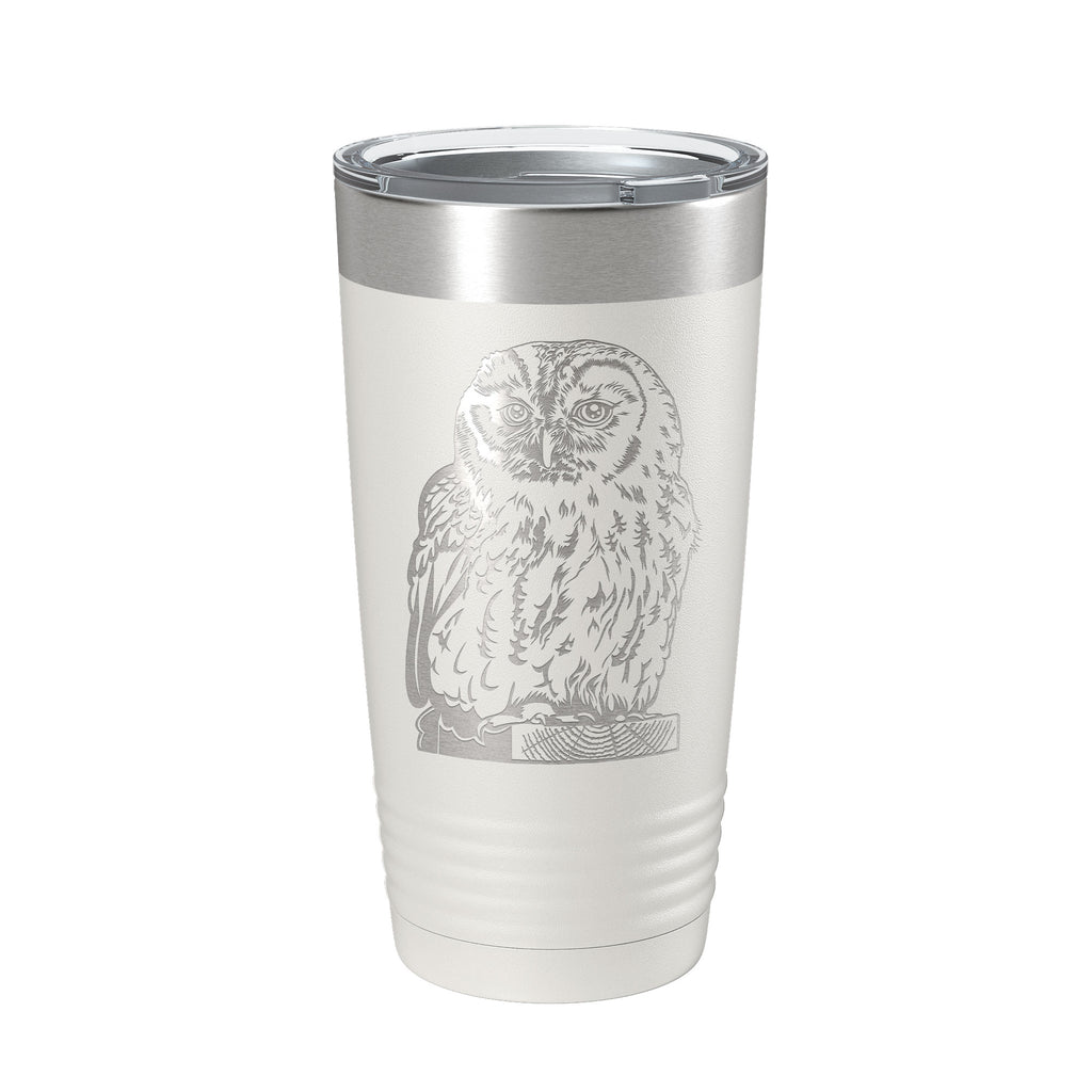Owl Tumbler Travel Mug Insulated Laser Engraved Coffee Cup Owl Lover Gift Bird 20 oz