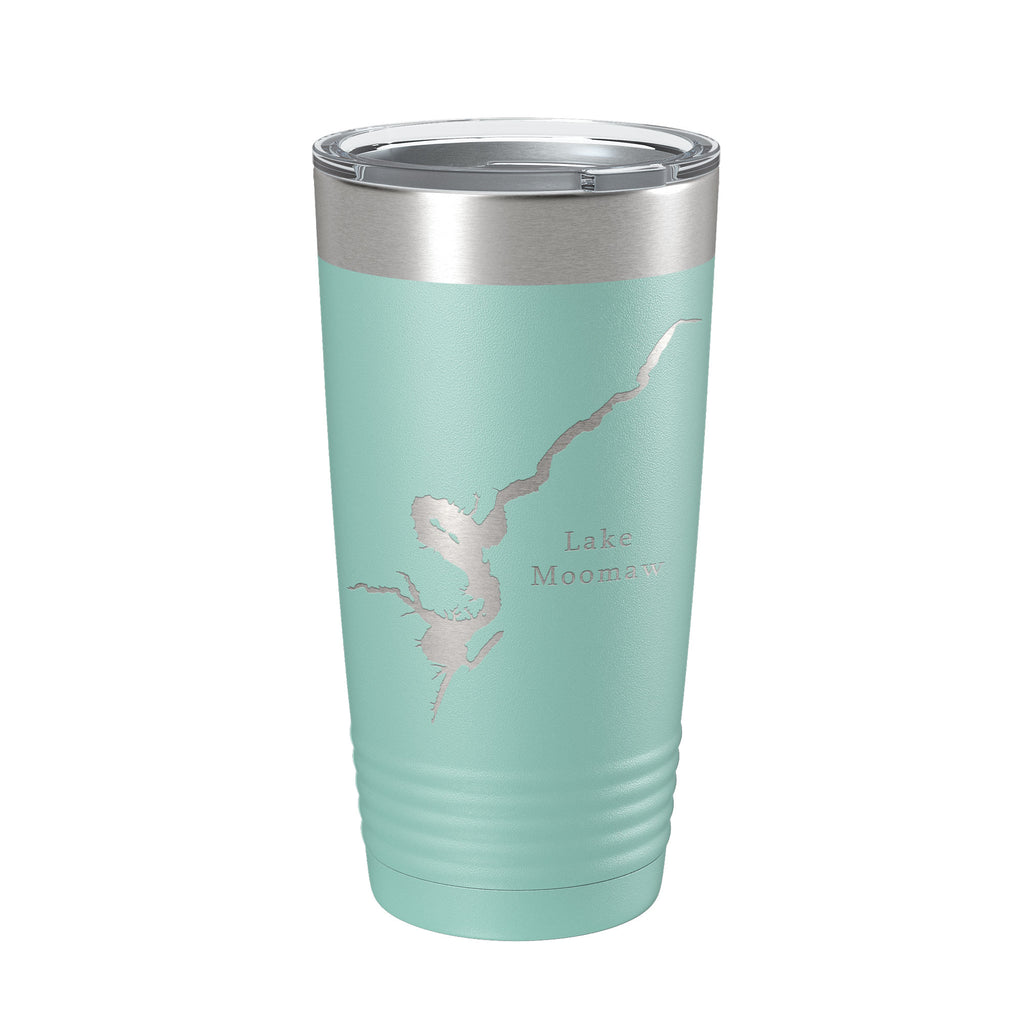 Lake Moomaw Map Tumbler Travel Mug Insulated Laser Engraved Coffee Cup Virginia 20 oz
